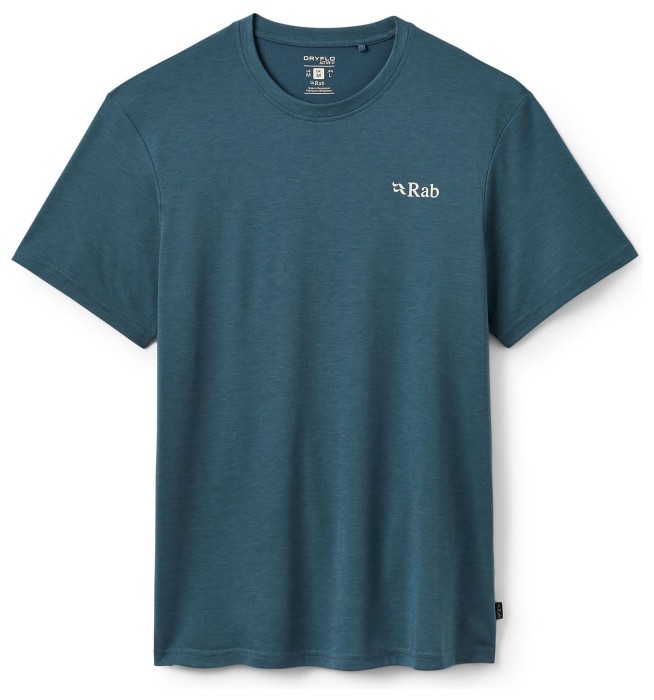 Футболка чоловіча Rab Crimp Collage Tee, Orion Blue