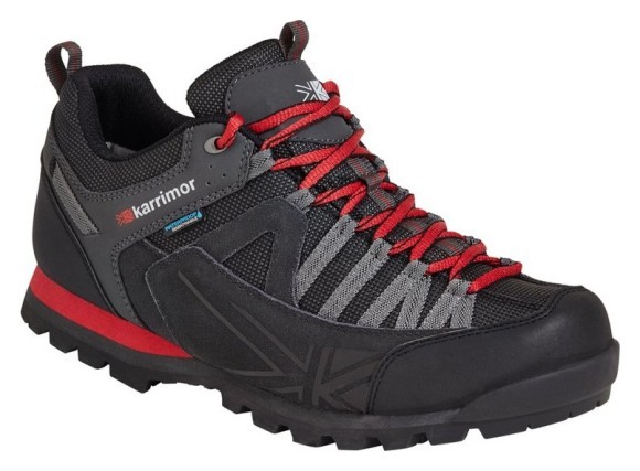 Ботинки трекинговые мужские Karrimor SPIKE LOW 3 WEATHERTITE M 42 (8.0UK) Black/red (K950-BKR)