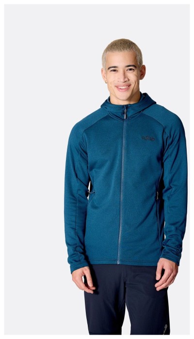 Чоловіча флісова кофта Rab Covex Hoody, Tempest Blue, L