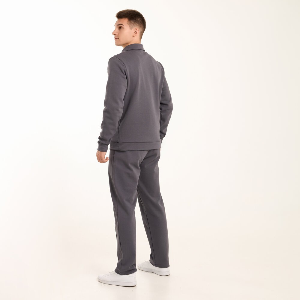Темно-сірий спортивний костюм для чоловіків Pobedov Binance. Весна осінь спортивний комплект