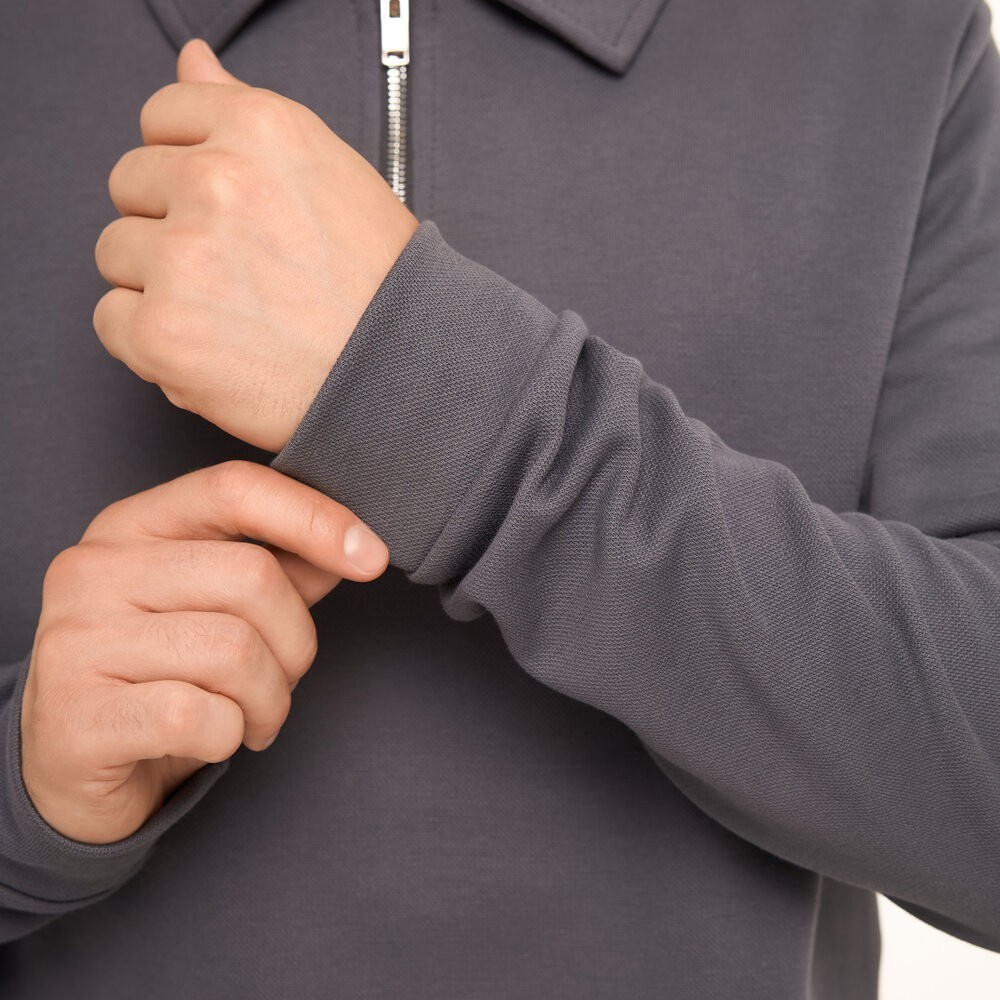 Темно серый спортивный костюм для мужчин Pobedov Binance. Весна осень спортивный комплект