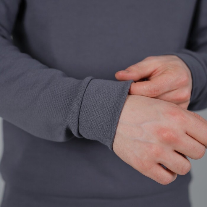 Темно-сірий спортивний костюм для чоловіків Pobedov Binance. Весна осінь спортивний комплект, укр, укр