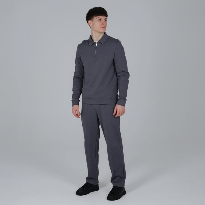 Темно-сірий спортивний костюм для чоловіків Pobedov Binance. Весна осінь спортивний комплект, укр, укр