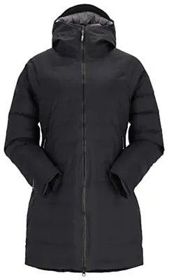 Зимова куртка-парка жіноча Rab Valiance Parka W Black, S
