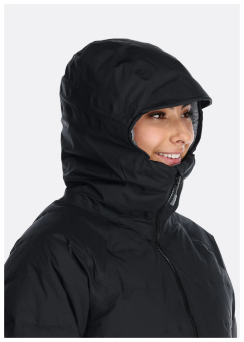 Зимова куртка-парка жіноча Rab Valiance Parka W Black, S