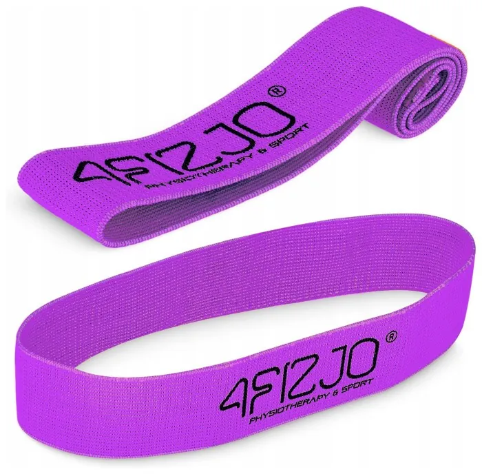 Резинка для фітнесу та спорту із тканини 4FIZJO Flex Band 16-22 кг Violet (P-5907739311696)