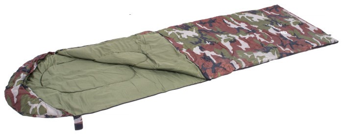 Спальний мішок (спальник) Springos 2 в 1 CS0041 +8 ...+20 °C R Khaki/Green