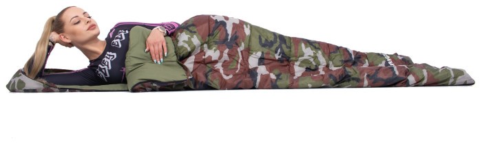 Спальний мішок (спальник) Springos 2 в 1 CS0041 +8 ...+20 °C R Khaki/Green