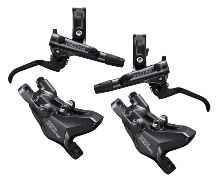 Диск тормоза. гидравл. SHIMANO DEORE BR-M6100 пер.850/зад.1450мм комплект без роторов