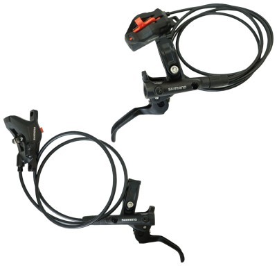 Тормоза диск. гидравл. SHIMANO DEORE BR-M6100 пер.850/зад.1450мм комплект без роторов