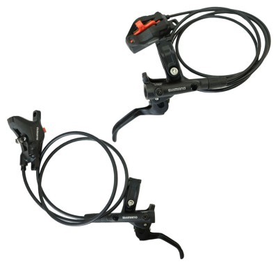 Тормоза диск. гидравл. SHIMANO DEORE BR-M6100 пер.850/зад.1450мм комплект без роторов