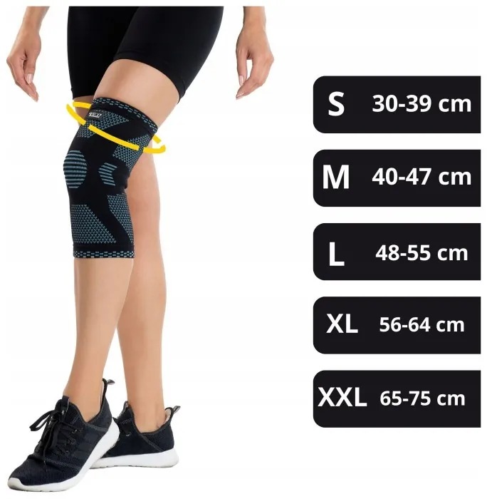 Фиксатор (бандаж) для колена 4FIZJO 1 шт Size XXL (P-5907739318176)