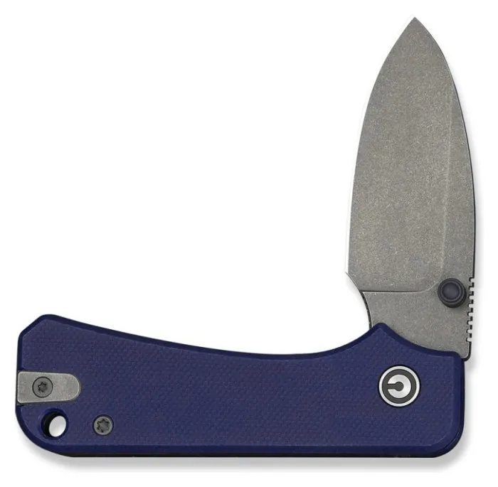 Ніж складаний кишеньковий Civivi Baby Banter Slip Joint (6 см) Nitro-V / G10 синій