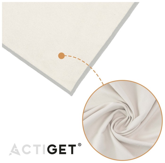 Рушник спортивний Actiget 180 x 100 см з мікрофібри ACT0200 Biege