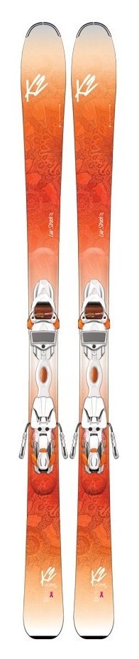 Лежи горные (комплект) K2 LUV STRUCK 80+ER3 10 TP TCX 156см Orange/white (10A0401.141.1+10A1006.141.1)