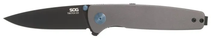 Розкладний ніж SOG Twitch III, Blue/Grey