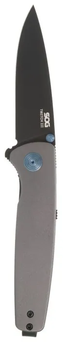 Розкладний ніж SOG Twitch III, Blue/Grey