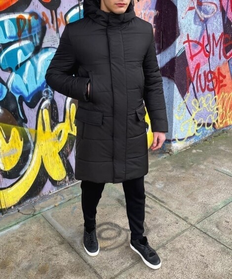 Куртка Pobedov Winter Jacket Interstellar new, чорна, укр, укр