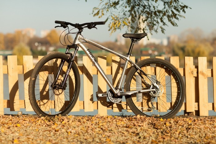 Велосипед 27,5" Pride MARVEL 7.3 сірий (гальма SRAM, задній перемикач і манетка - MICROSHIFT), укр, укр