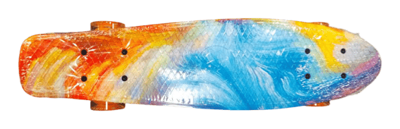 Пенниборд Bavar Fish с led колесами, краски