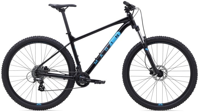 Велосипед 29" Marin BOBCAT TRAIL 3 рама - M 2024 Gloss Black/Charcoal/Cyan, укр, укр