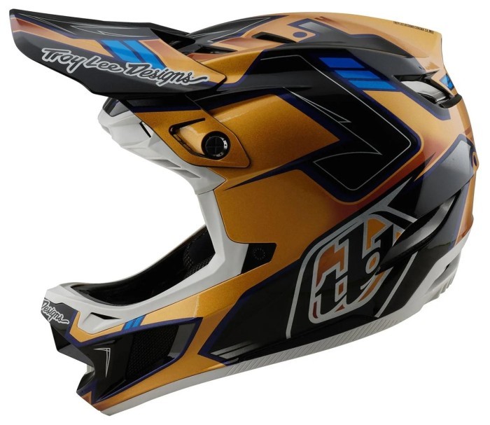 Велосипедный шлем TLD D4 COMPOSITE HELMET; ROYALTY [BLACK/GOLD] M