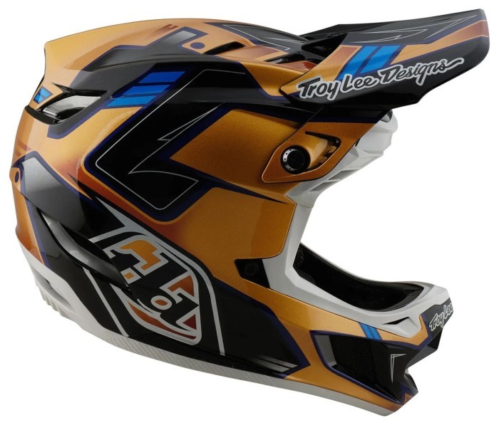 Велосипедный шлем TLD D4 COMPOSITE HELMET; ROYALTY [BLACK/GOLD] M