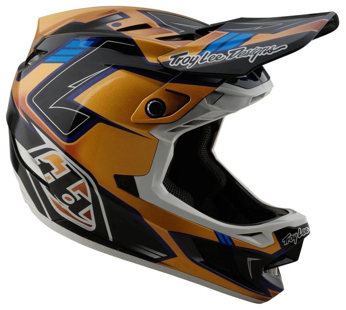 Велосипедный шлем TLD D4 COMPOSITE HELMET; ROYALTY [BLACK/GOLD] M