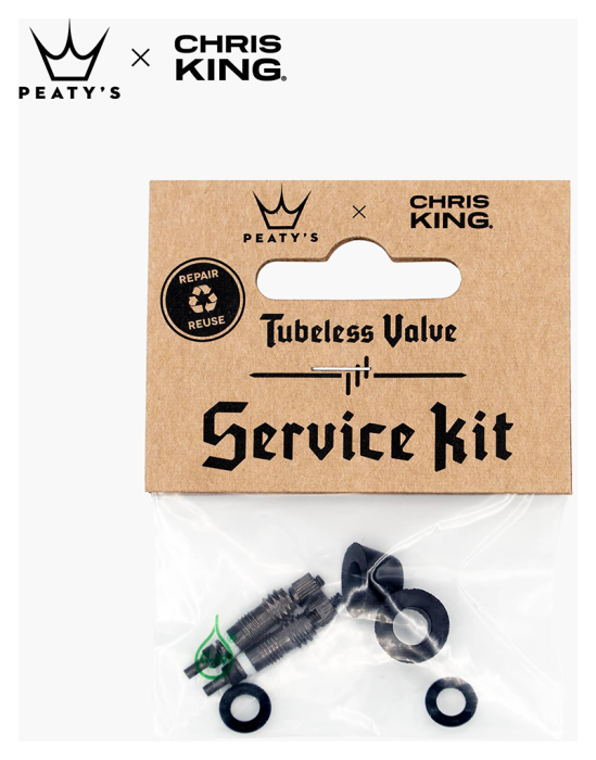 Ниппели Peaty's x Chris King Tubeless Valves, 60mm, Black