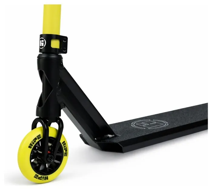 Самокат трюковый Hipe H3 black/yellow