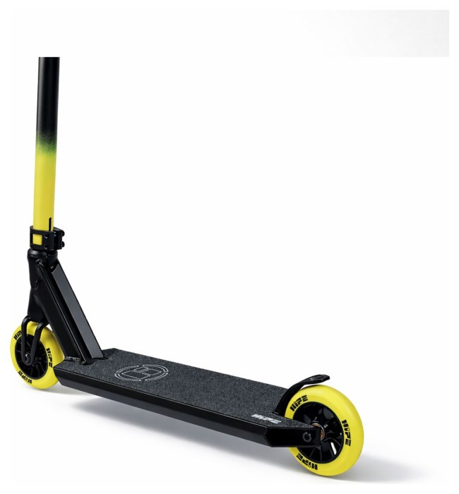 Самокат трюковый Hipe H3 black/yellow