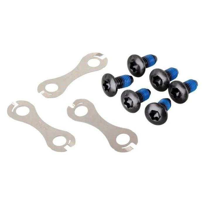 Болты стопорные шайбы монтажа Shimano 6-болт. ротора (6шт.)