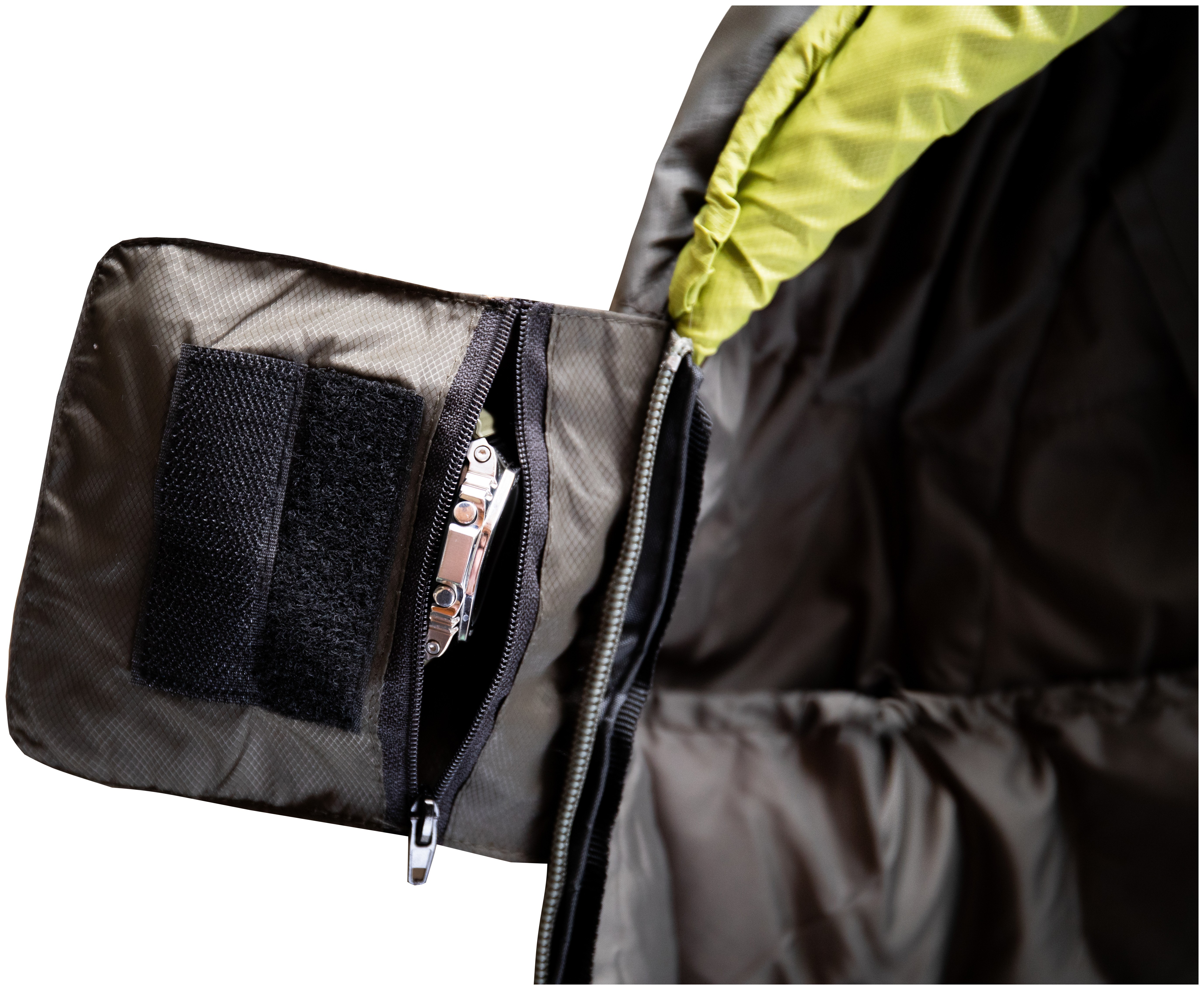 Спальный мешок Tramp Fjord Regular кокон левый green/grey 200/80-50 UTRS-094R