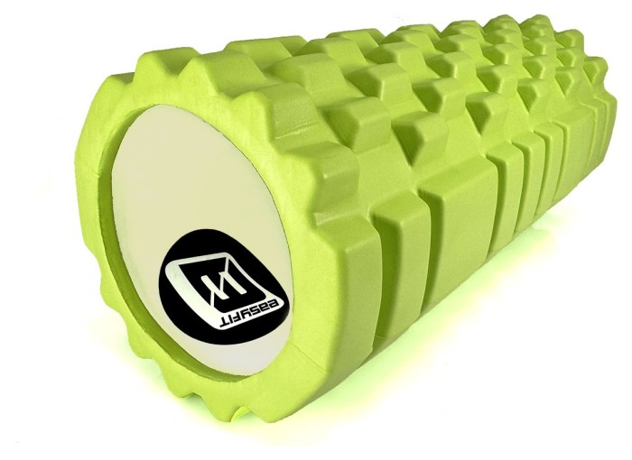 Масажний ролик EasyFit Grid Roller 33 см v.1.1 Фіолетовий, укр, укр