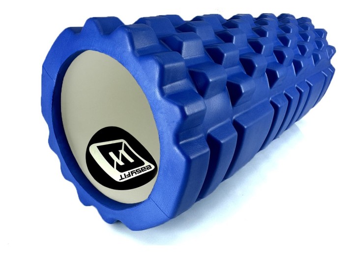 Масажний ролик EasyFit Grid Roller 33 см v.1.1 Фіолетовий, укр, укр