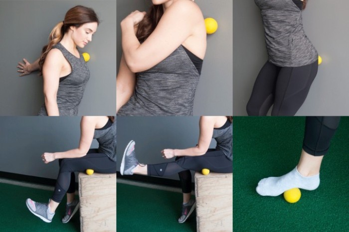 Масажний м'ячик EasyFit TPR 6 см зелений