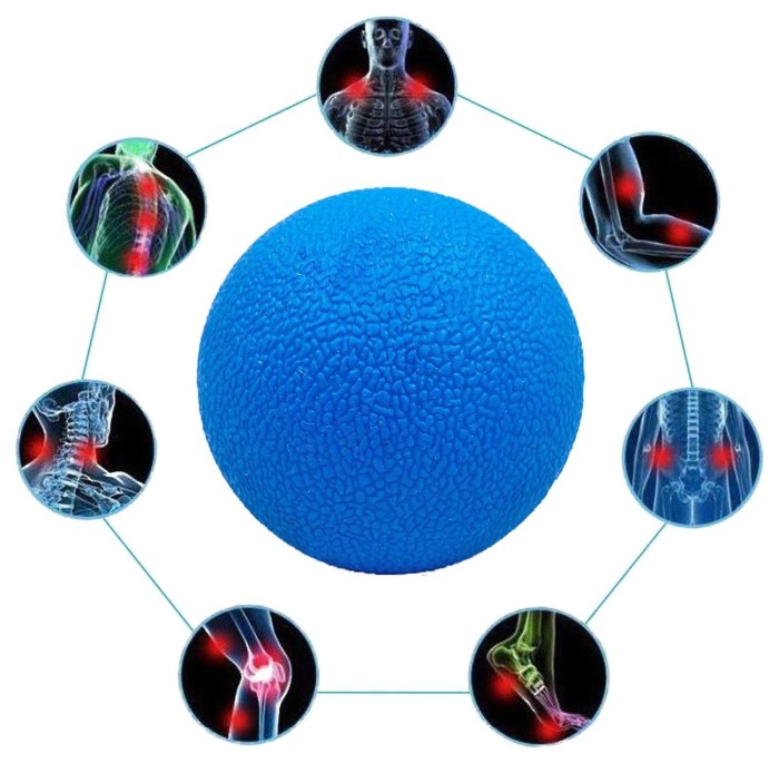 Масажний м'ячик EasyFit TPR 6 см зелений