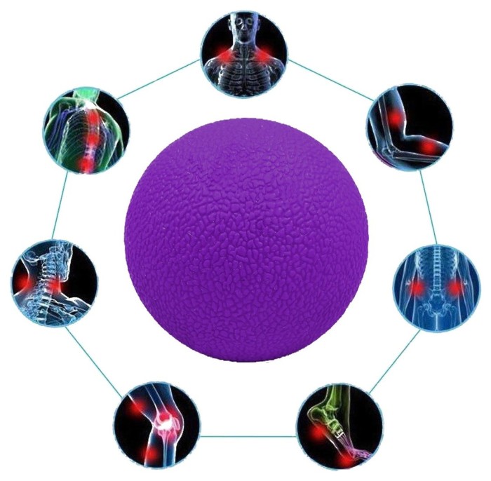 Масажний м'ячик EasyFit TPR 6 см зелений, укр, укр