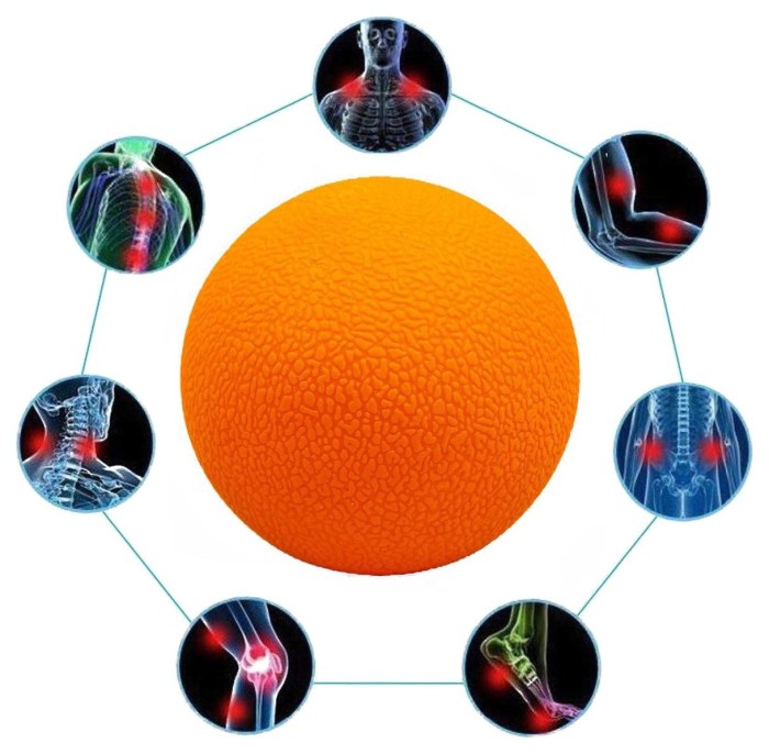 Масажний м'ячик EasyFit TPR 6 см зелений, укр, укр