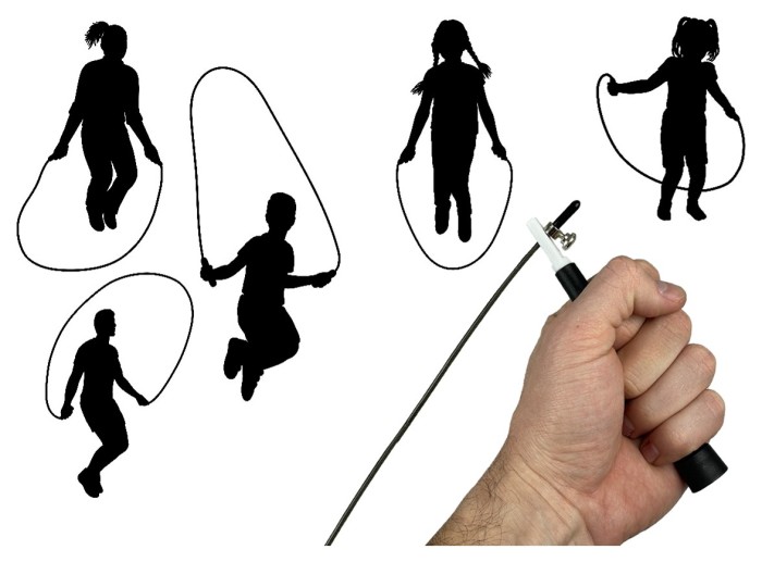 Швидкісна скакалка EasyFit Speed Cable Rope 3 м зі сталевим тросом чорна