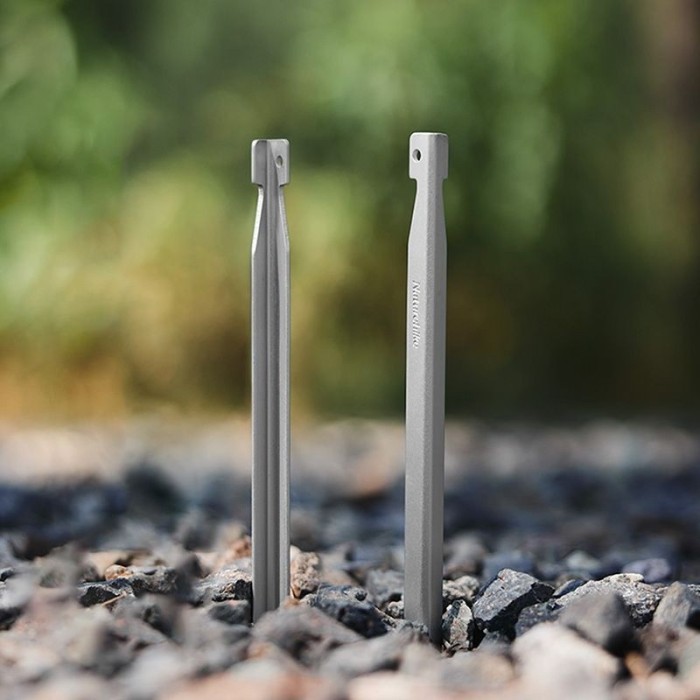 Колы алюминиевые Naturehike CNK2300ZP016, 20 см, серебристые (8 шт)