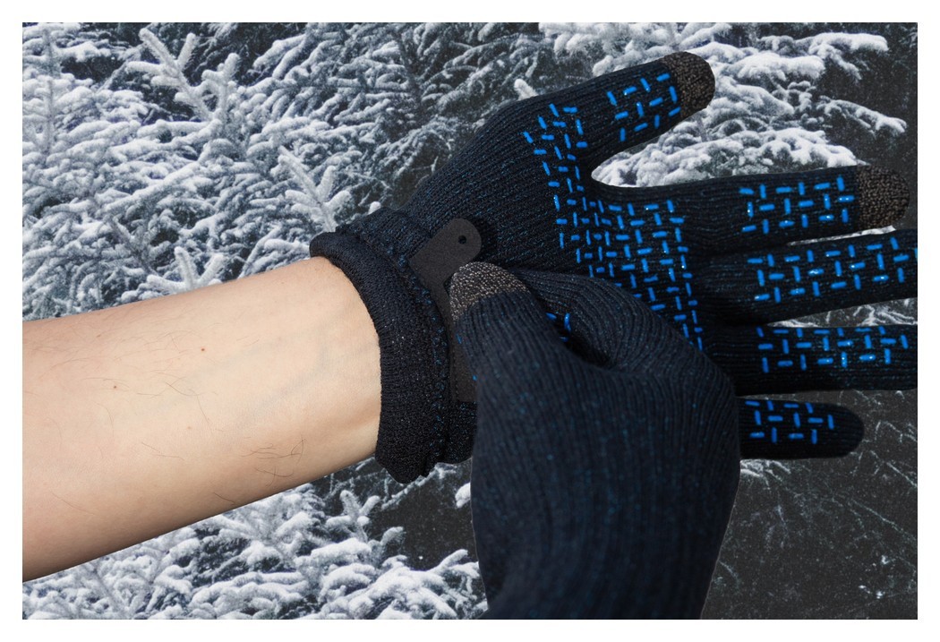 Рукавички водонепроникні Dexshell ThermFit 3.0 Gloves, темно-блакитні, розмір M