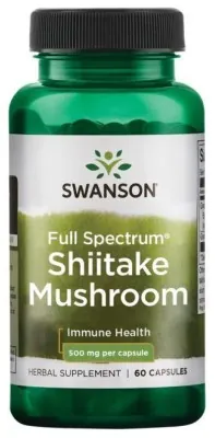 Full Spectrum Shiitake Mushroom 500mg - 60 caps