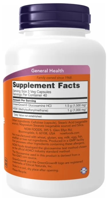 Veg Glucosamin & MSM 500/500 - 240 vcaps