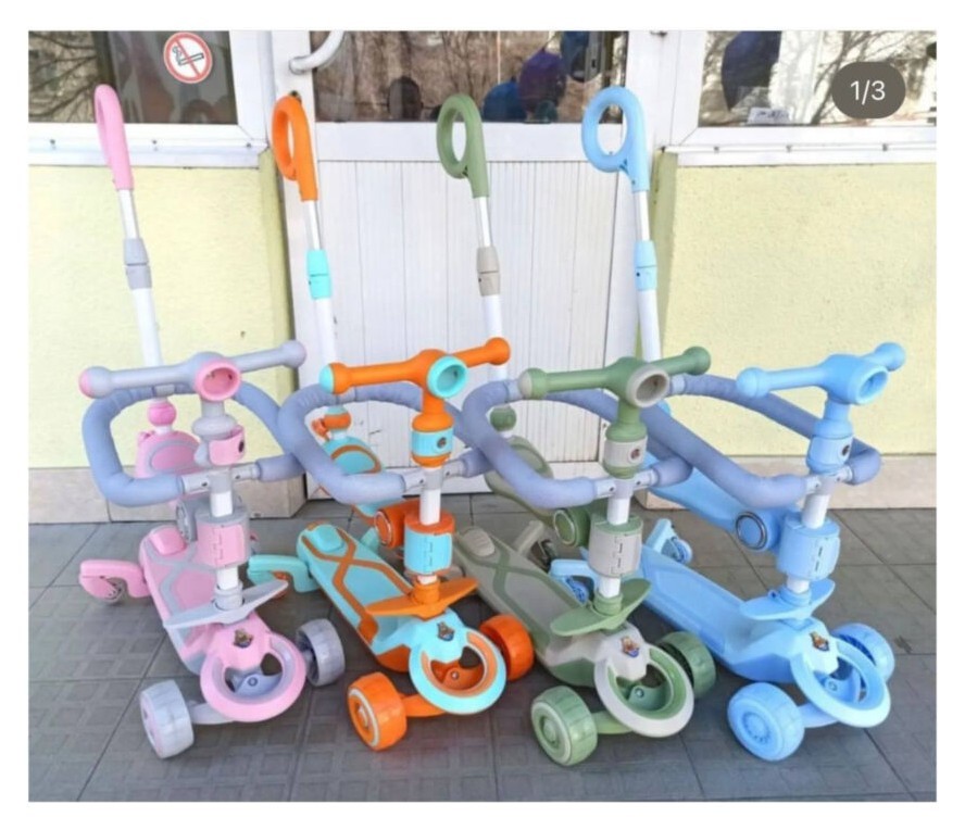 самокат Maraton CITY LINE Baby Care 388, укр, укр