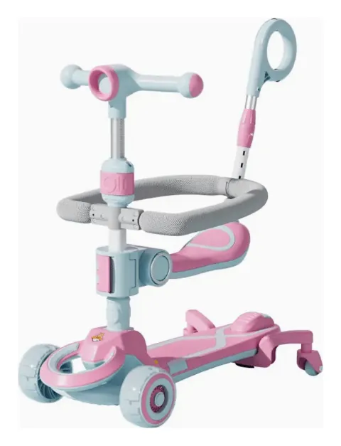 самокат Maraton CITY LINE Baby Care 388 (Рожевий)