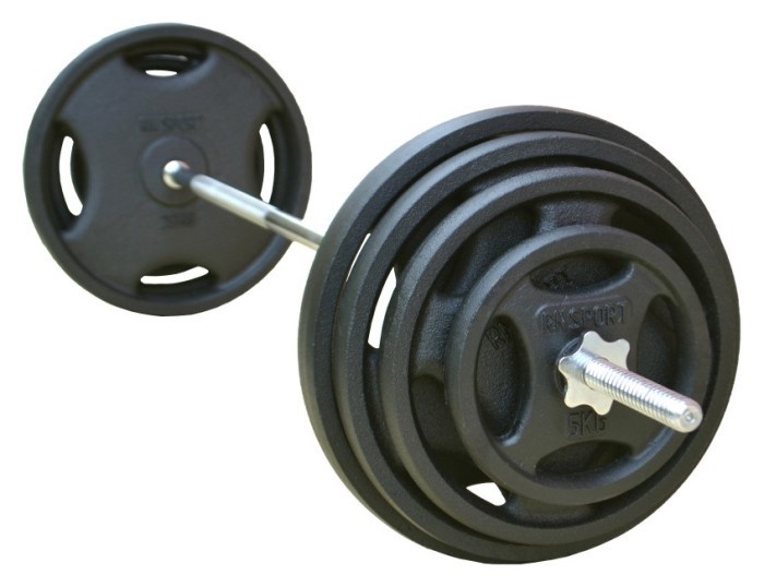 Металева штанга RN-Sport Quatro на 105 кг, укр, укр