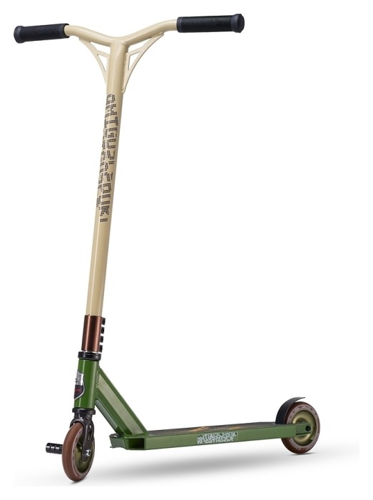Трюковий самокат Explore Stunt Deluxe 2020, Оливковий, укр, укр