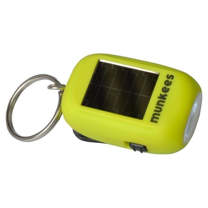 Munkees 1101 брелок-фонарик Mini Solar-Dynamo Flashlight зеленый