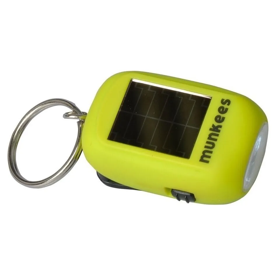 Munkees 1101 брелок-фонарик Mini Solar-Dynamo Flashlight green (1101-GR)